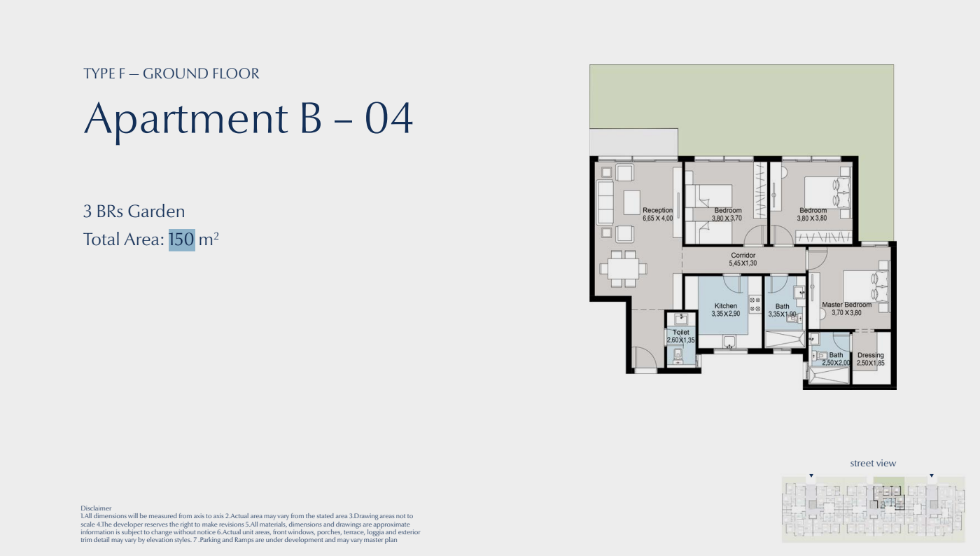 Floor plan for apartment at Bluetree