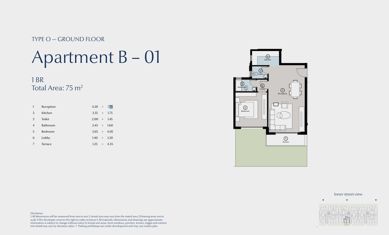 Floor plan for apartment at Bluetree