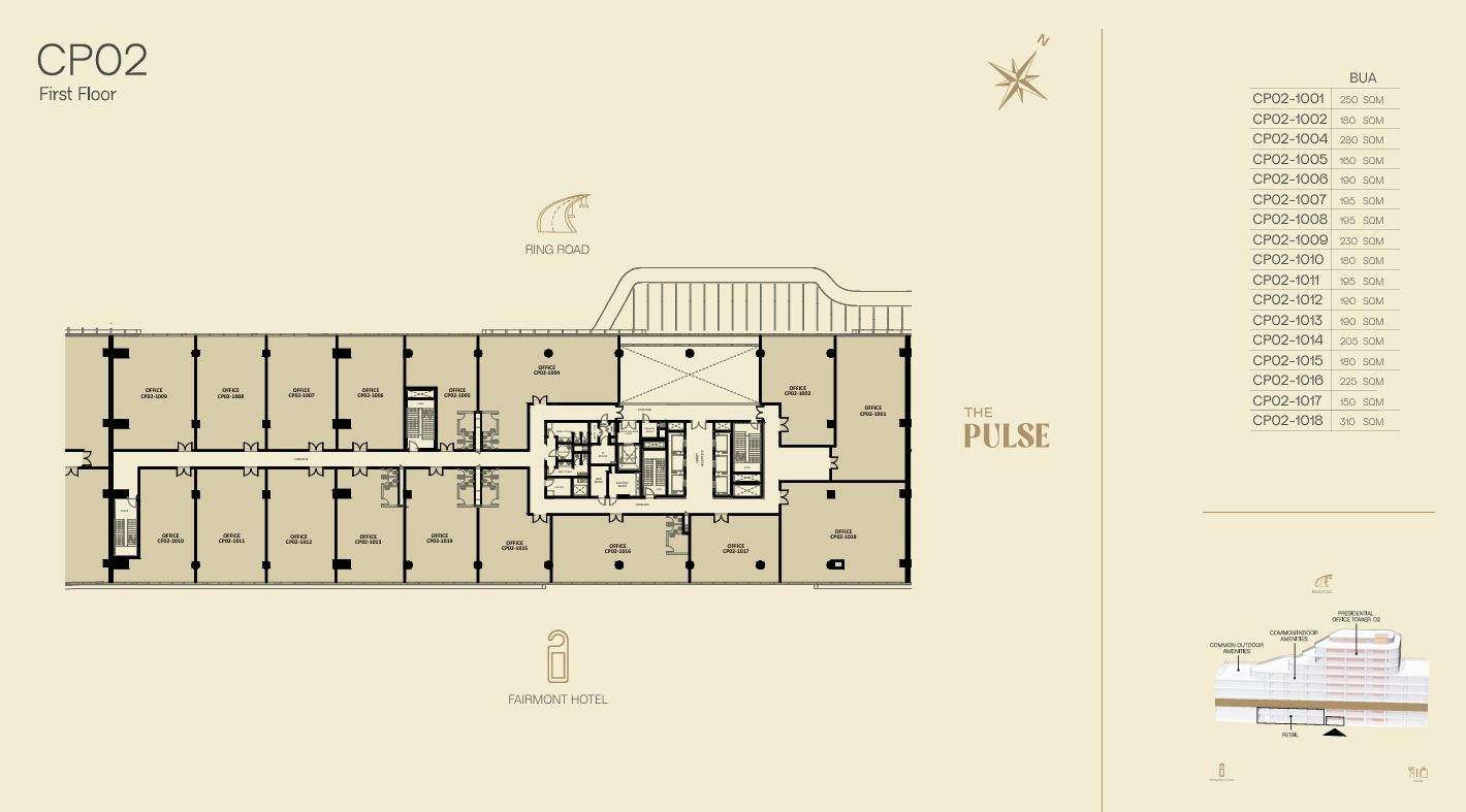 Floor plan for  at Citystars Park Street