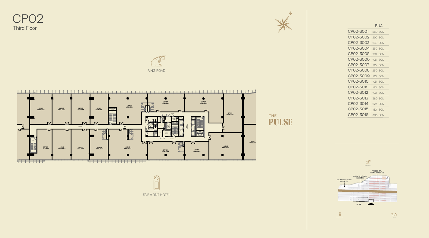 Floor plan for  at Citystars Park Street