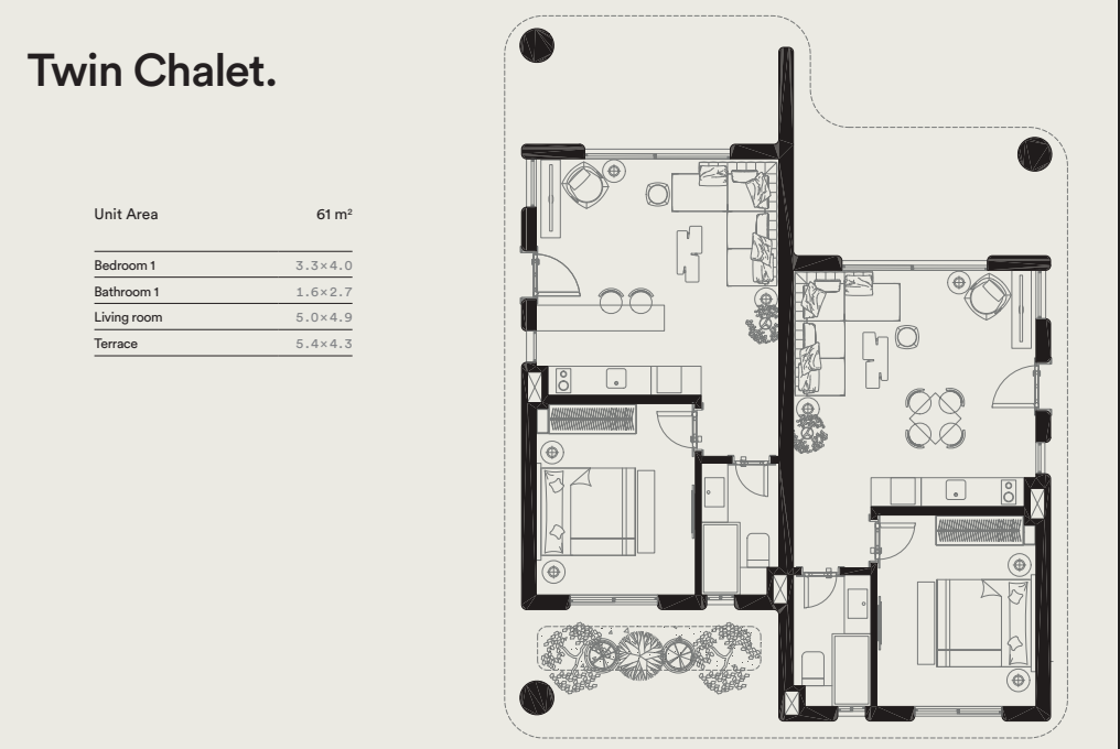 Floor plan for  at Blanca Gardens Collection