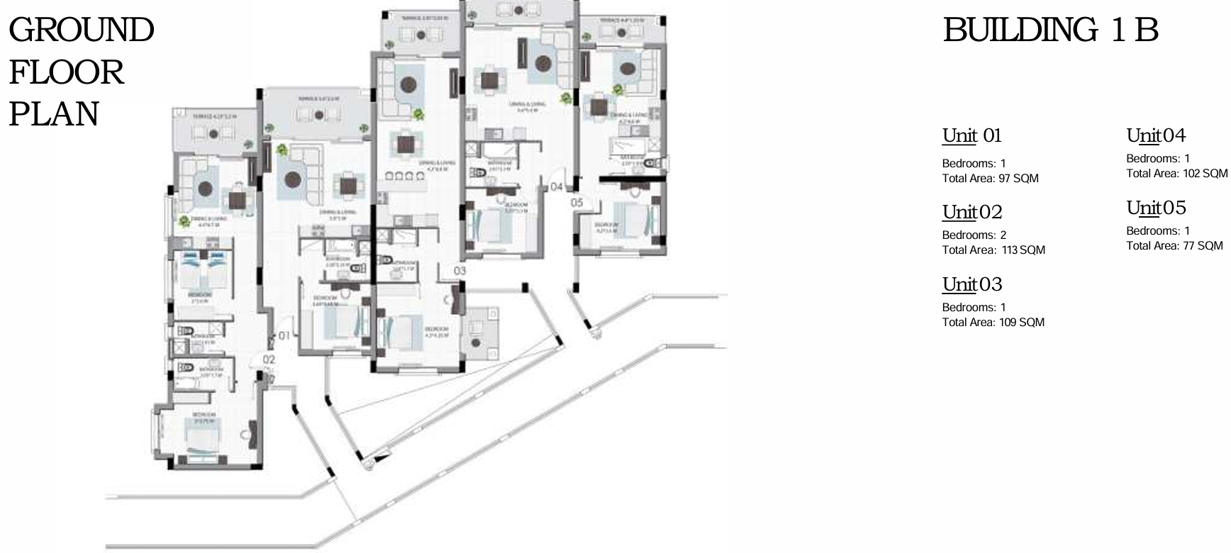 Floor plan for apartment at Soma Breeze