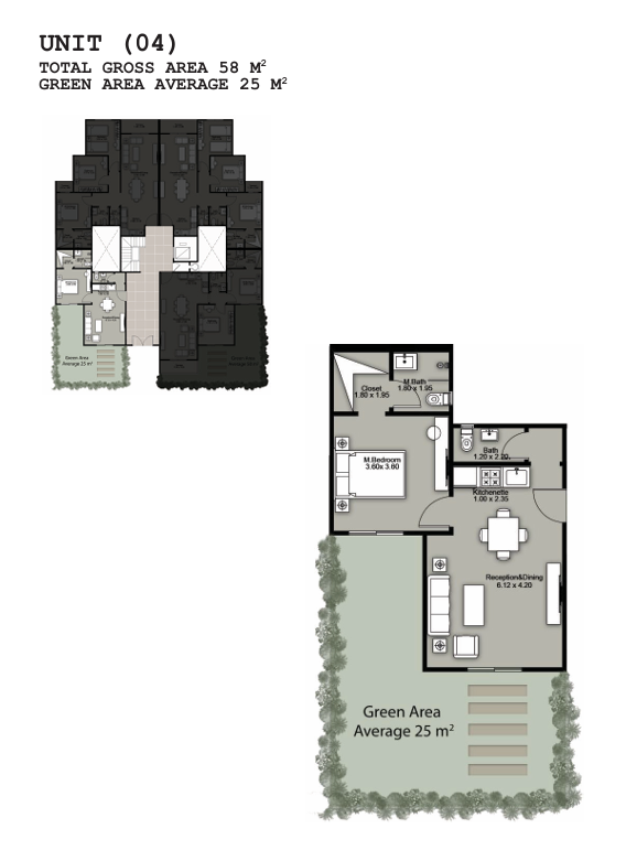 Floor plan for apartment at Beginnings
