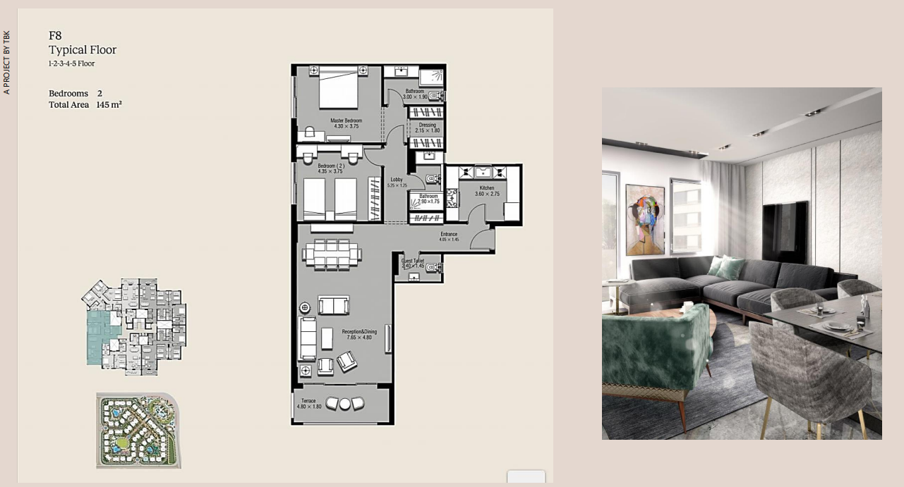 Floor plan for apartment at Serenity-90 Avenue