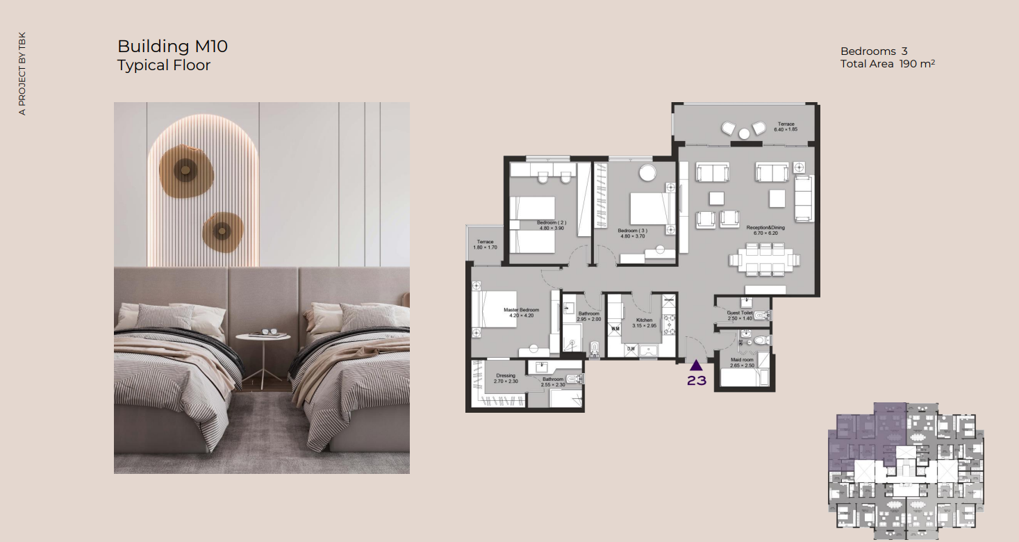 Floor plan for apartment at Serenity-90 Avenue