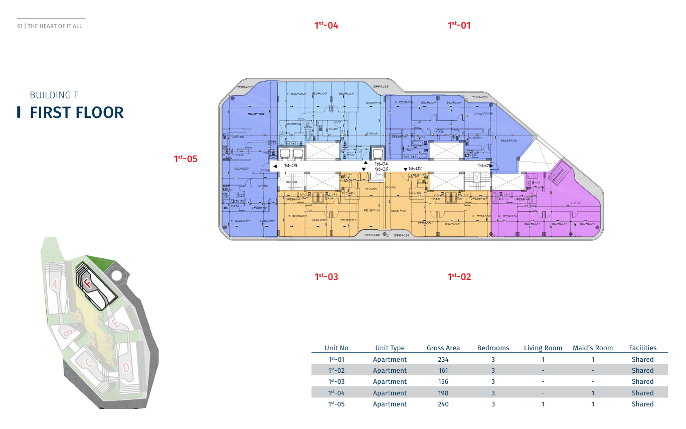 Floor plan for apartment at Bloomfields