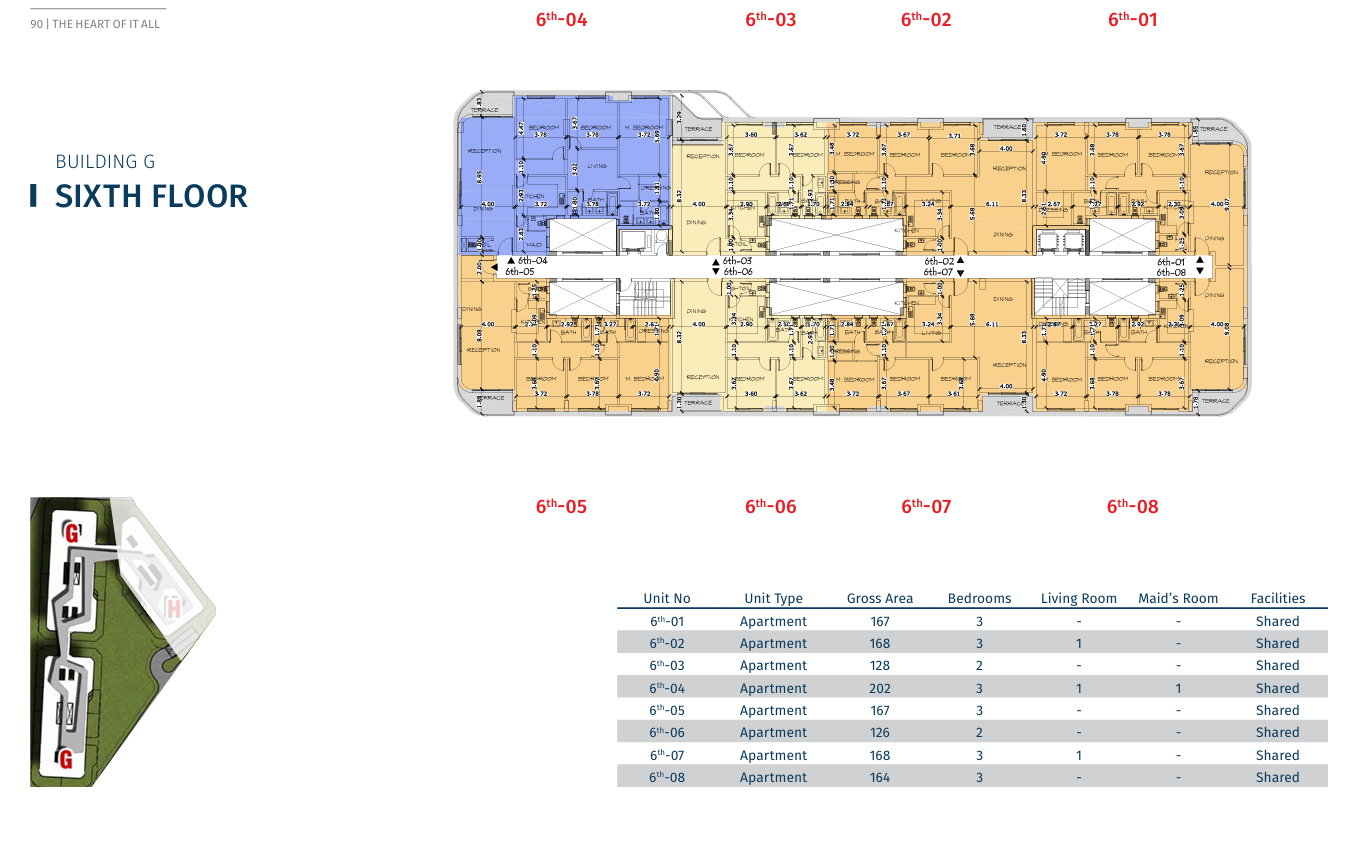 Floor plan for apartment at Bloomfields