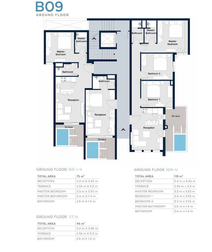 Floor plan for chalet at Il Monte Galala