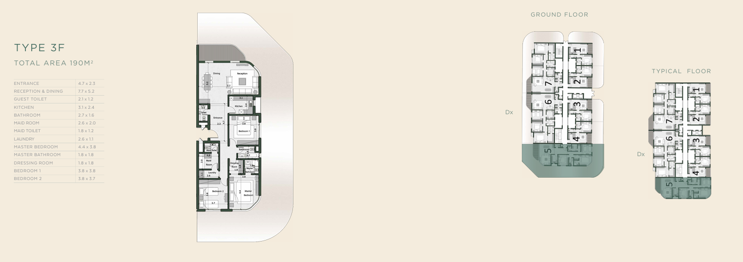 Floor plan for apartment at Bloomfields
