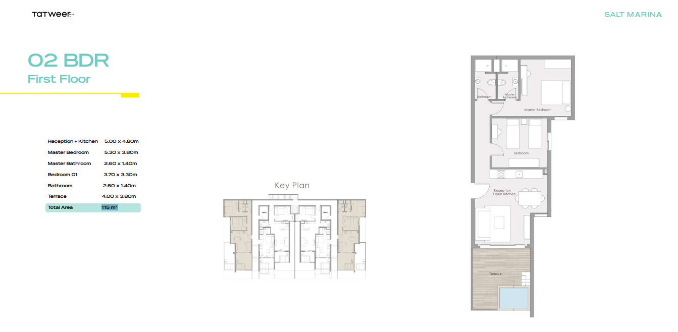 Floor plan for chalet at Salt Marina