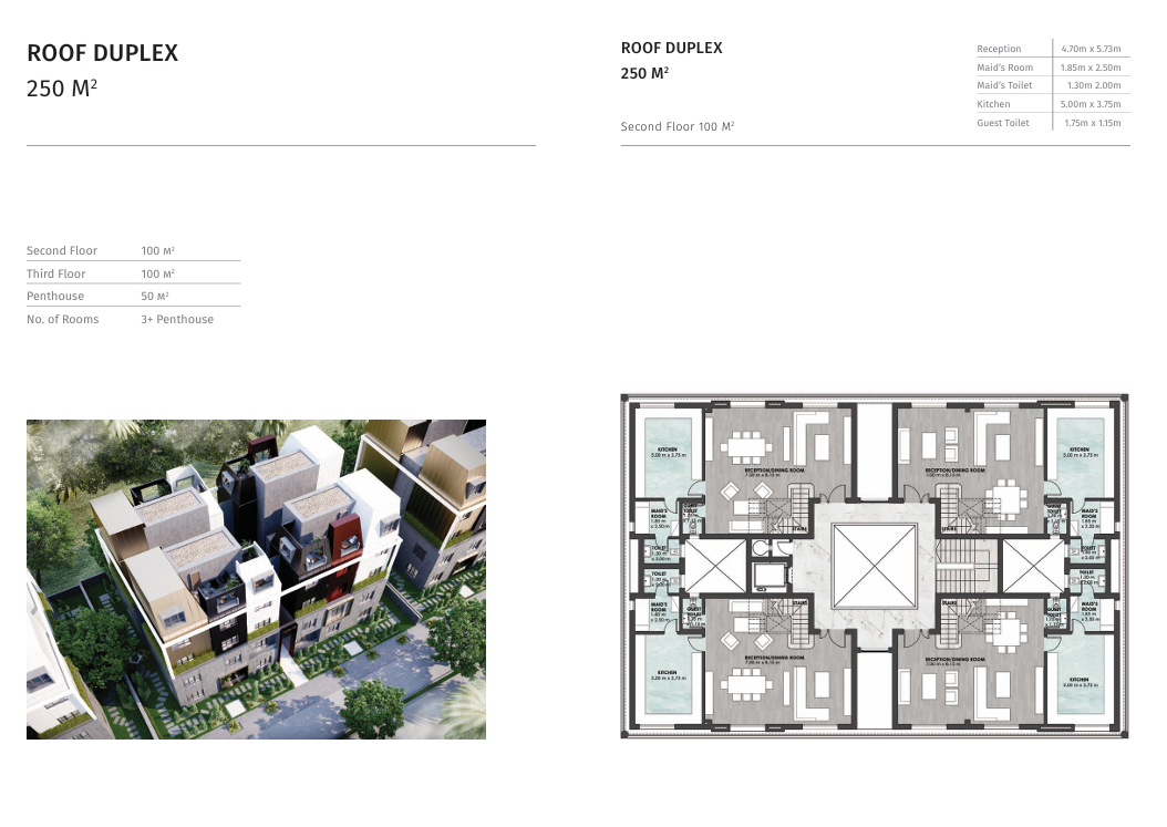Floor plan for duplex at Bloomfields