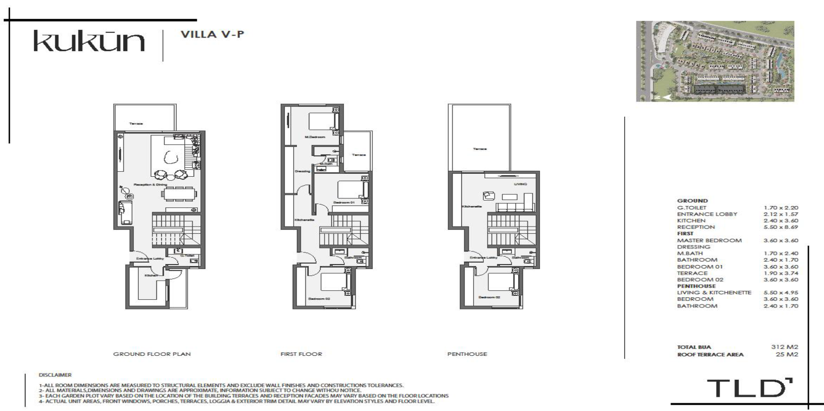 Floor plan for duplex at Kukun