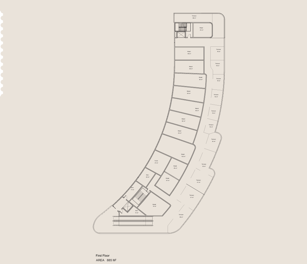 Floor plan for  at White Residence