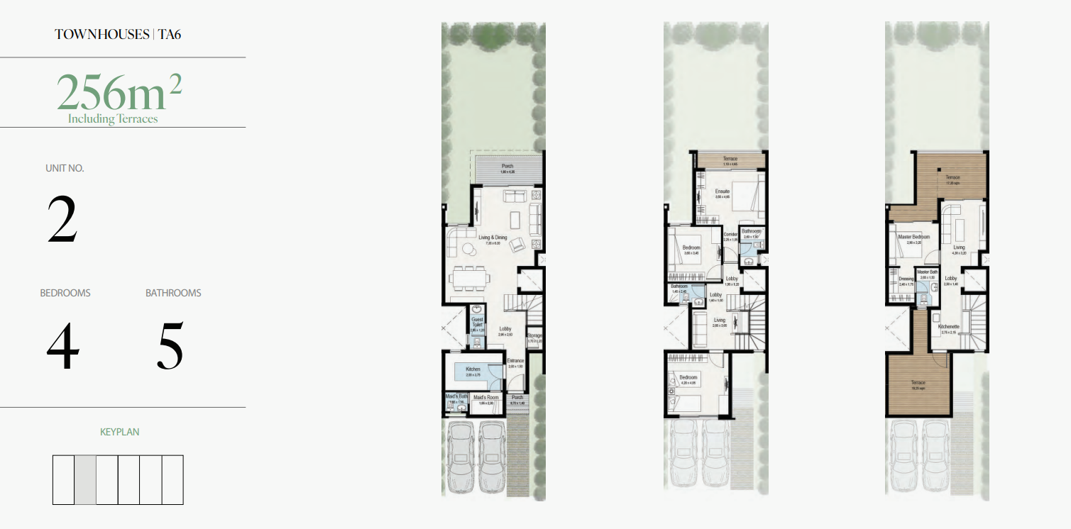 Floor plan for townhouse at Acasa Alma