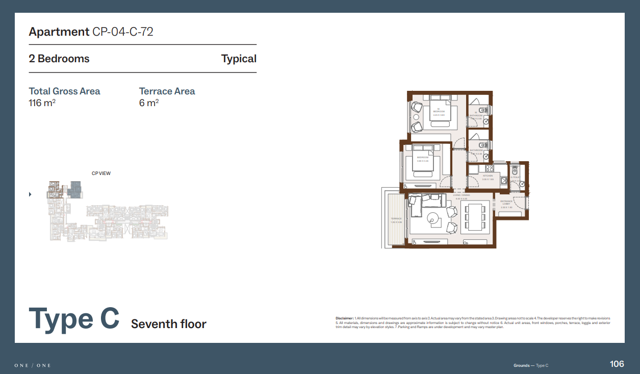 Floor plan for apartment at Grounds