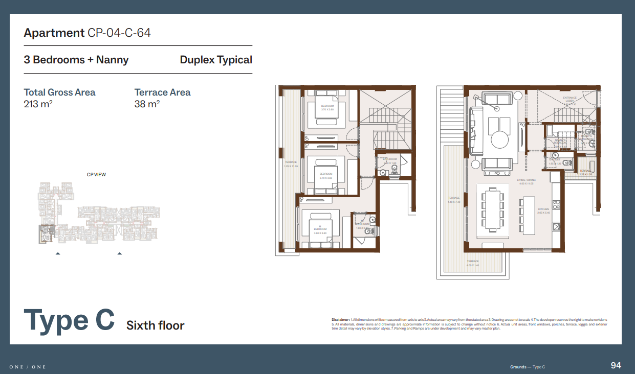 Floor plan for duplex at Grounds