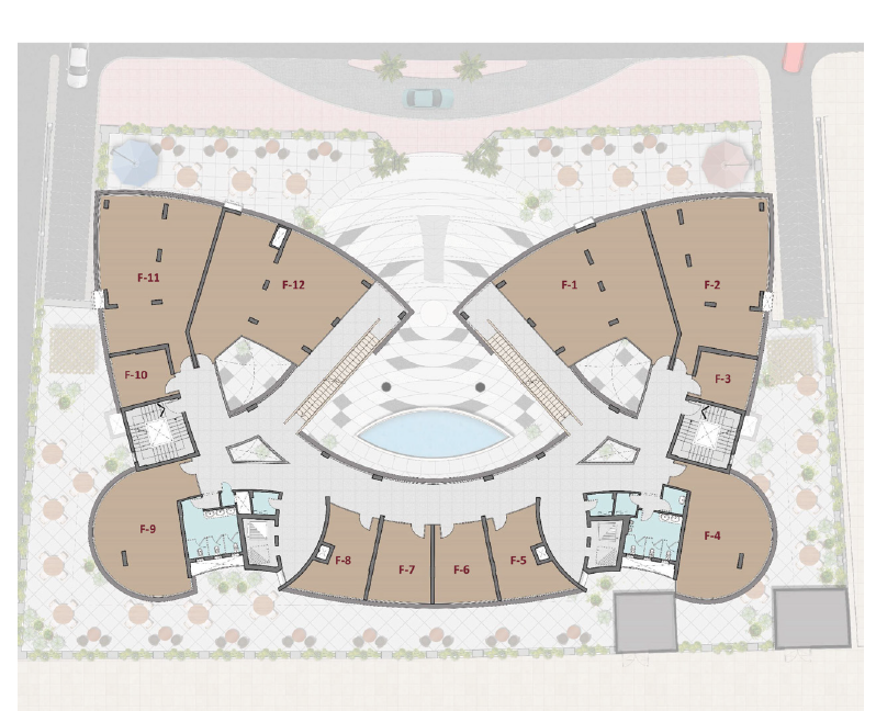 Floor plan for  at Mall T Square