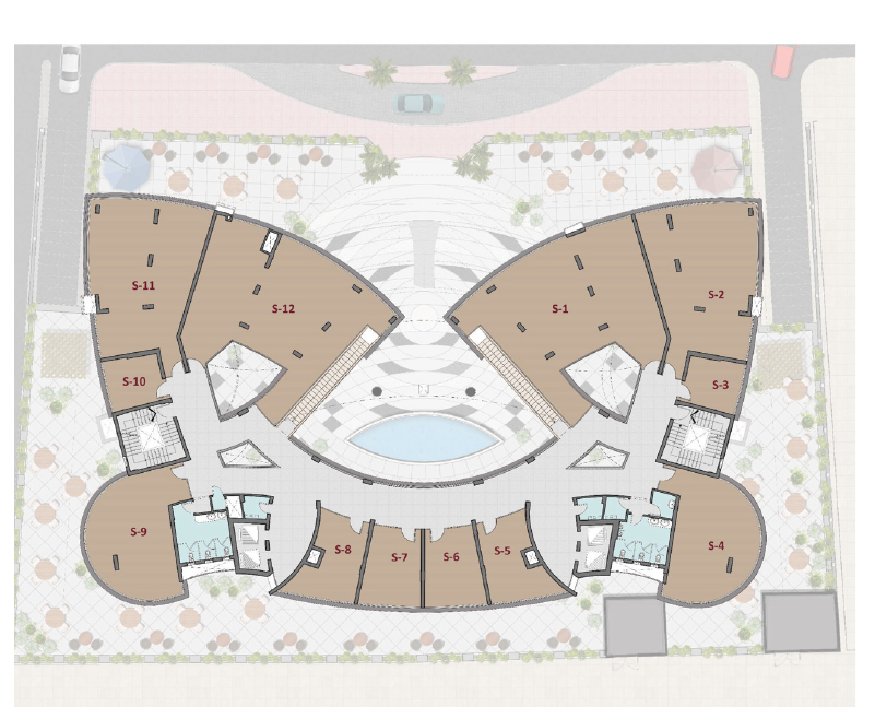 Floor plan for  at Mall T Square