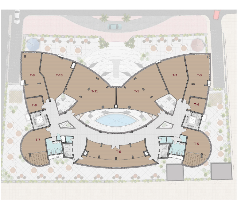Floor plan for  at Mall T Square