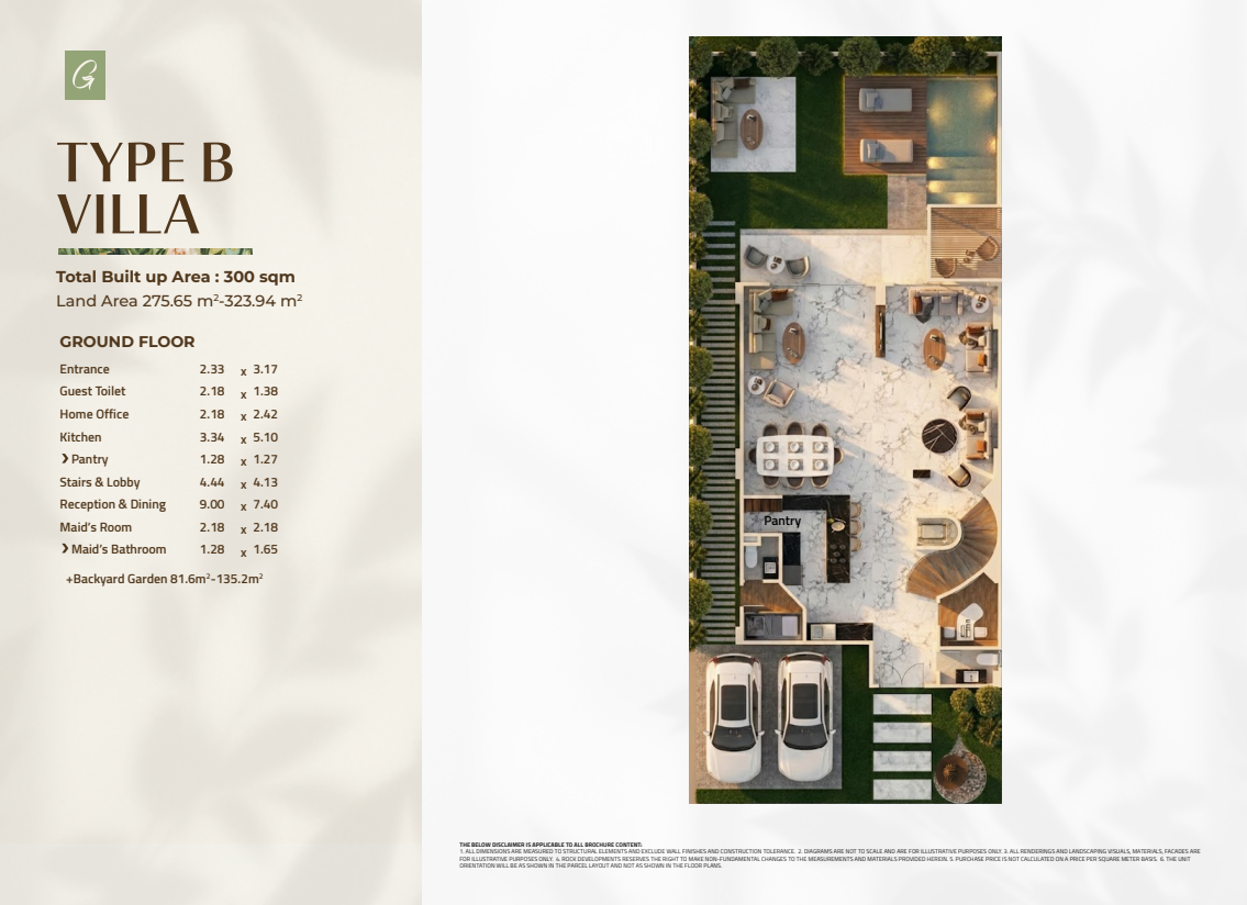 Floor plan for townhouse at Rock Green