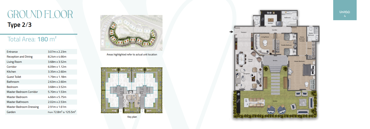 Floor plan for apartment at Rock White