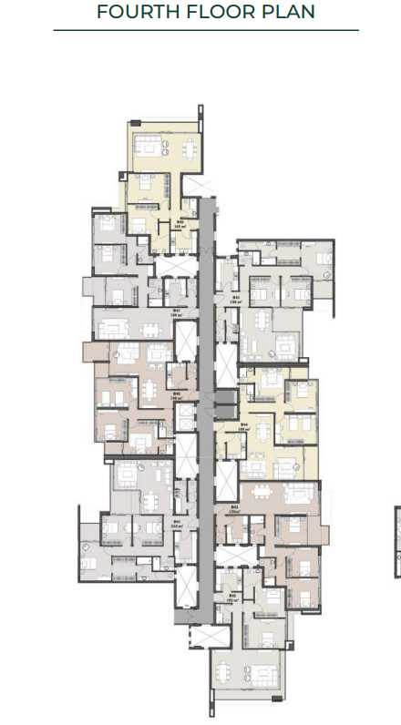 Floor plan for apartment at The View Waterway