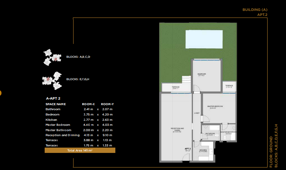 Floor plan for apartment at The Capitalway Phase2