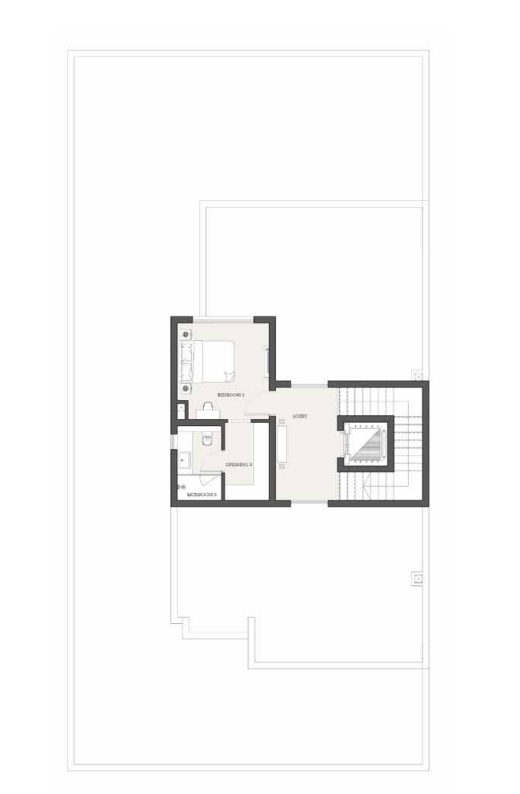 Floor plan for villa at Triangle