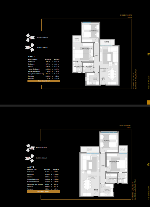 Floor plan for apartment at The Capitalway Phase2