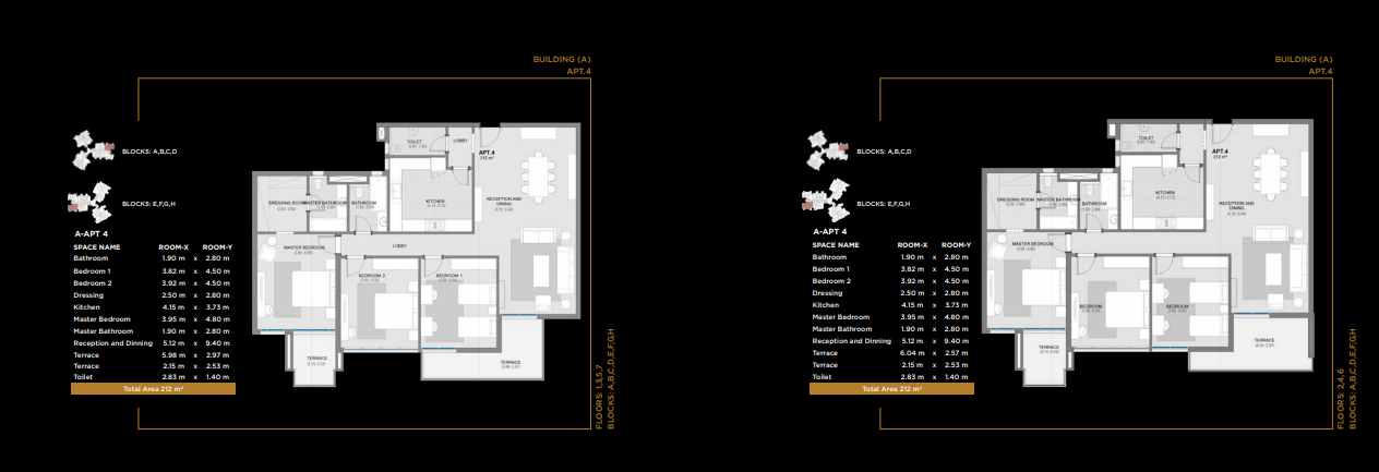 Floor plan for apartment at The Capitalway Phase2