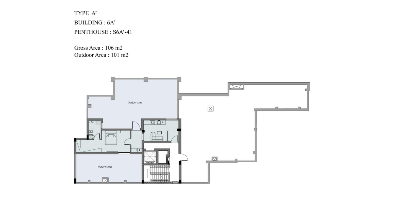 Floor plan for apartment at W signature