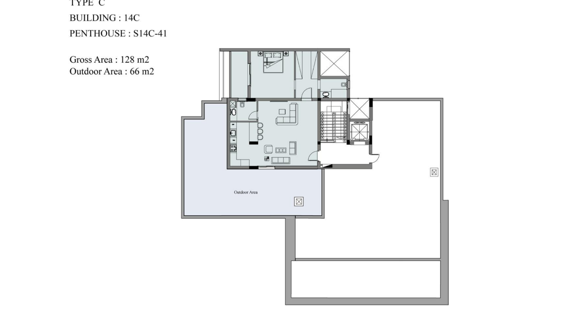 Floor plan for apartment at W signature