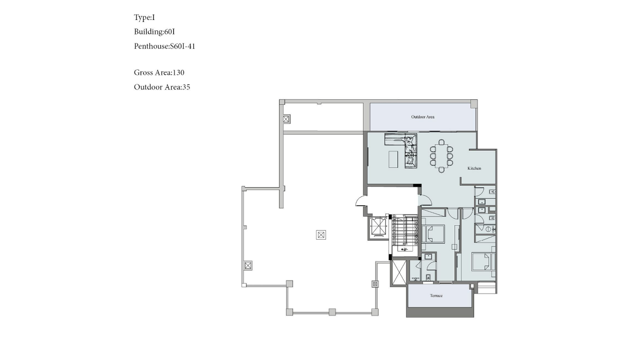 Floor plan for apartment at W signature