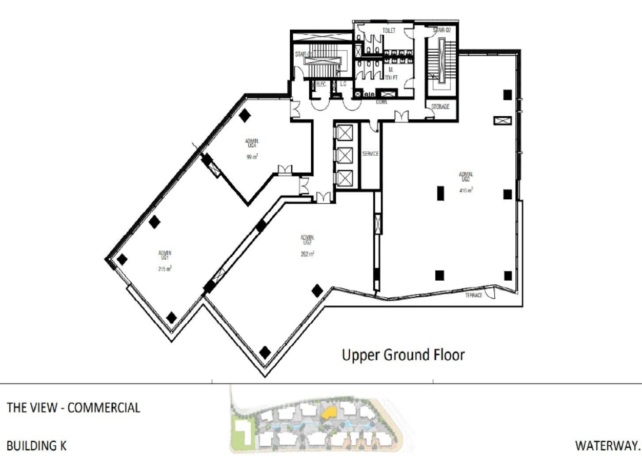 Floor plan for  at The View Waterway