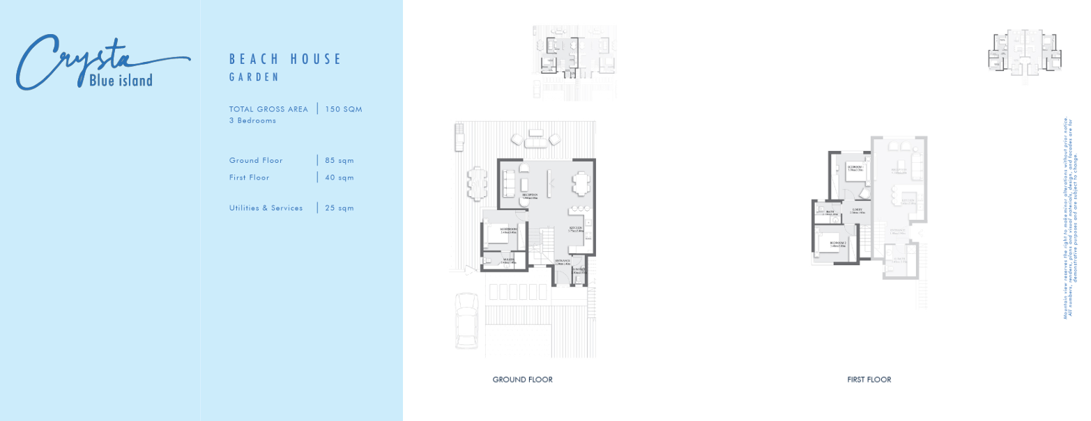 Floor plan for duplex at Blue Island-Crysta