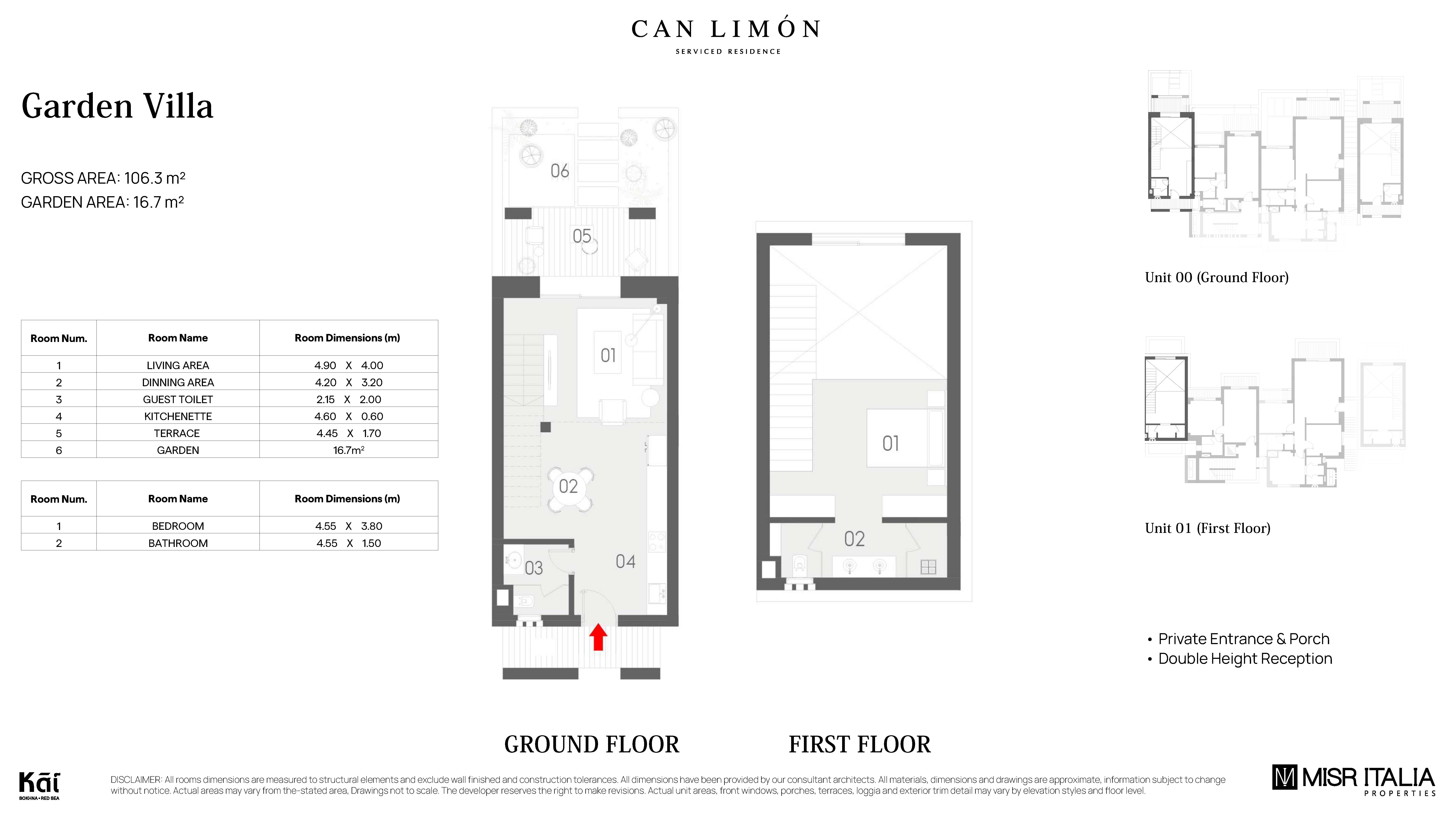 Floor plan for  at Can Limon - Kai Sokhna