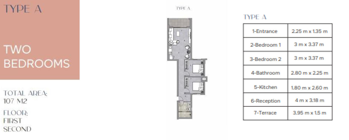Floor plan for apartment at Alura