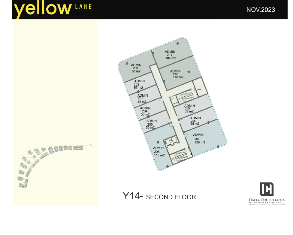 Floor plan for  at Yellow Residence