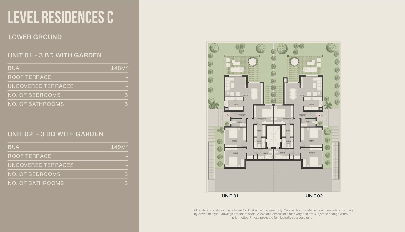 Floor plan for apartment at 40 Square