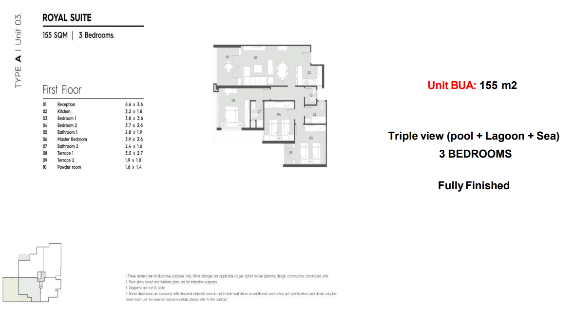 Floor plan for chalet at The Groove