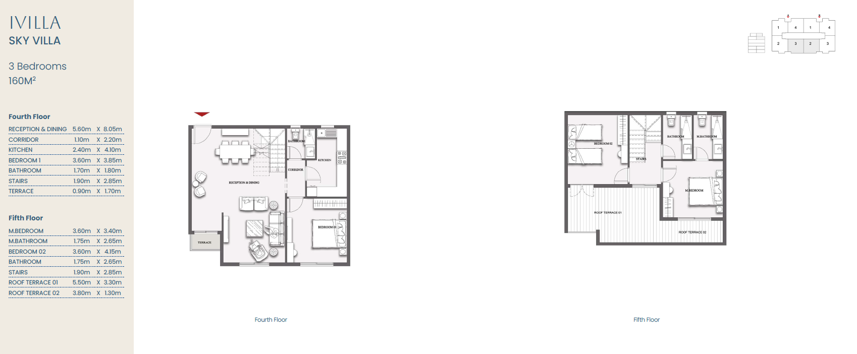 Floor plan for duplex at Creek View Islands