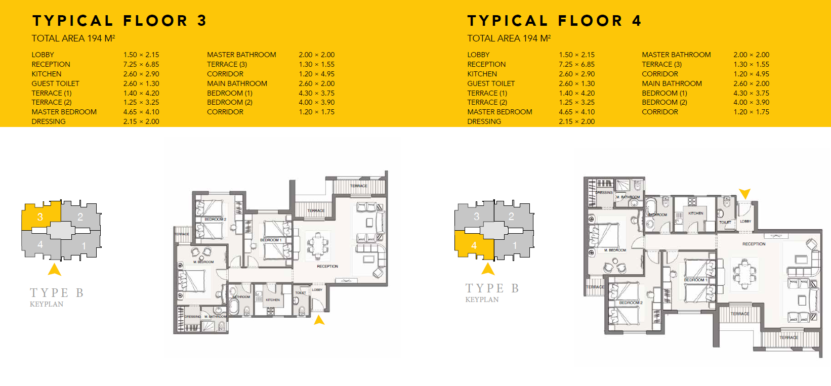 Floor plan for apartment at Pukka l