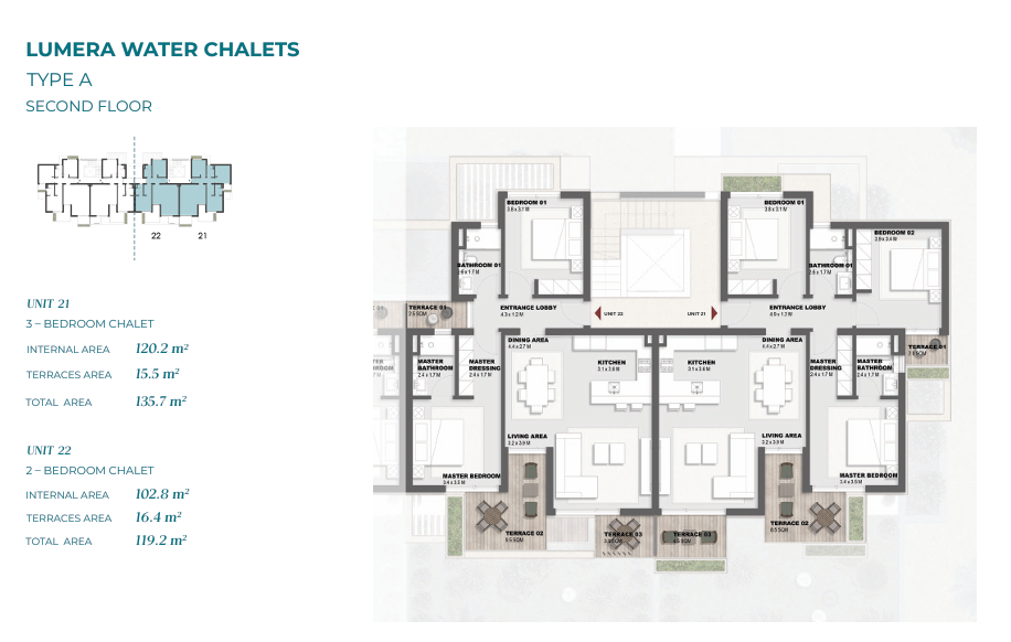 Floor plan for chalet at Solare