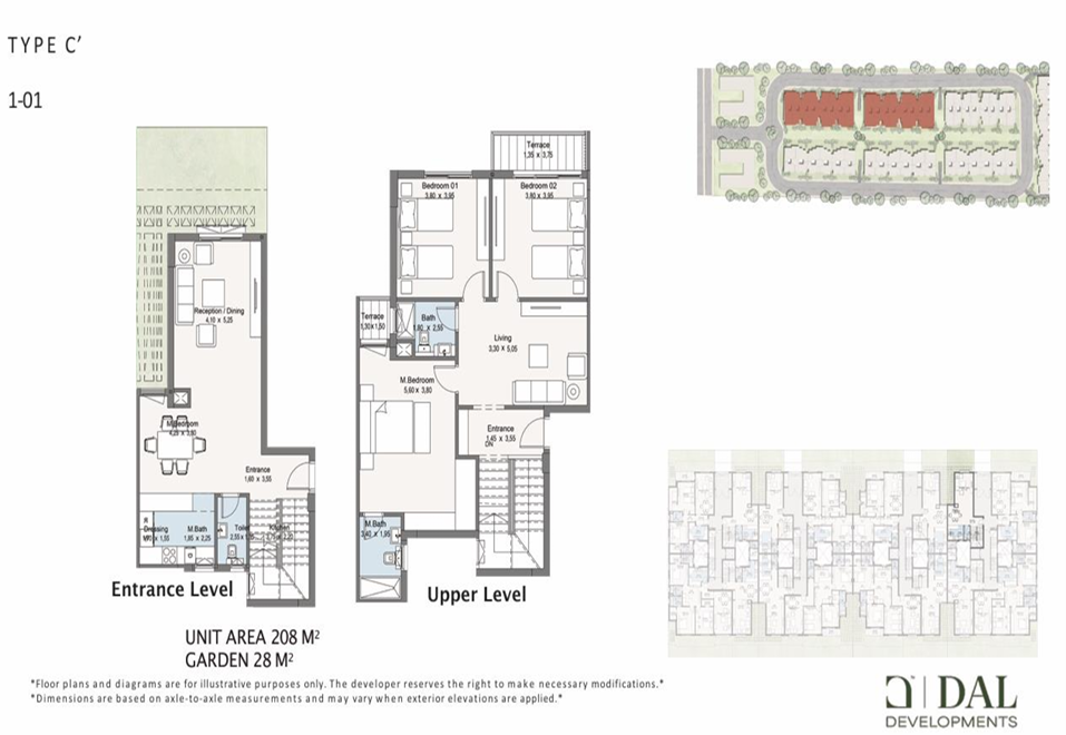 Floor plan for duplex at The Harv