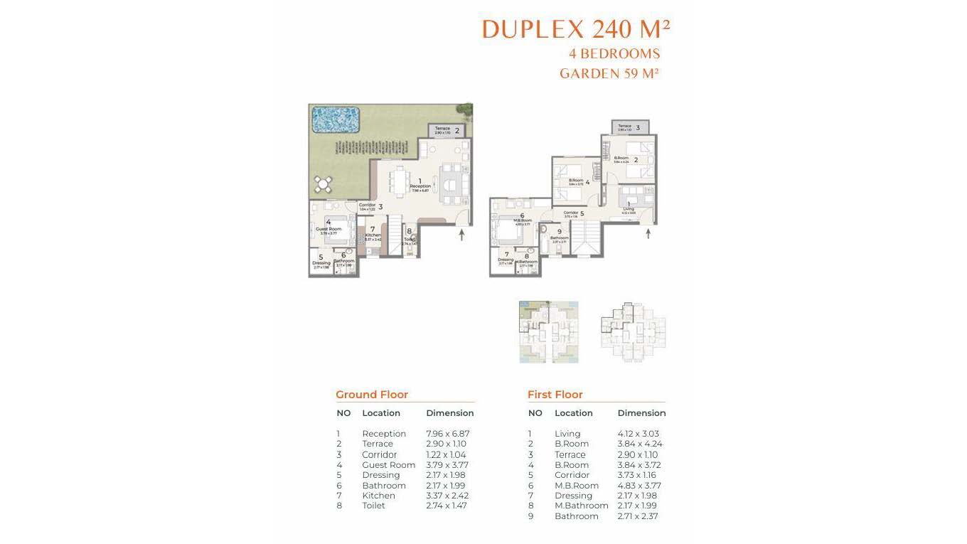 Floor plan for duplex at Canyon8