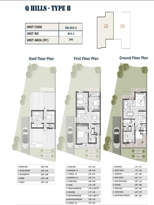 Floor plan for  at Q Hills