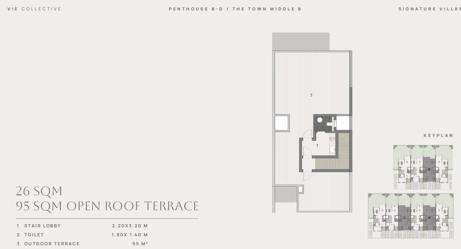 Floor plan for townhouse at Vie Collective