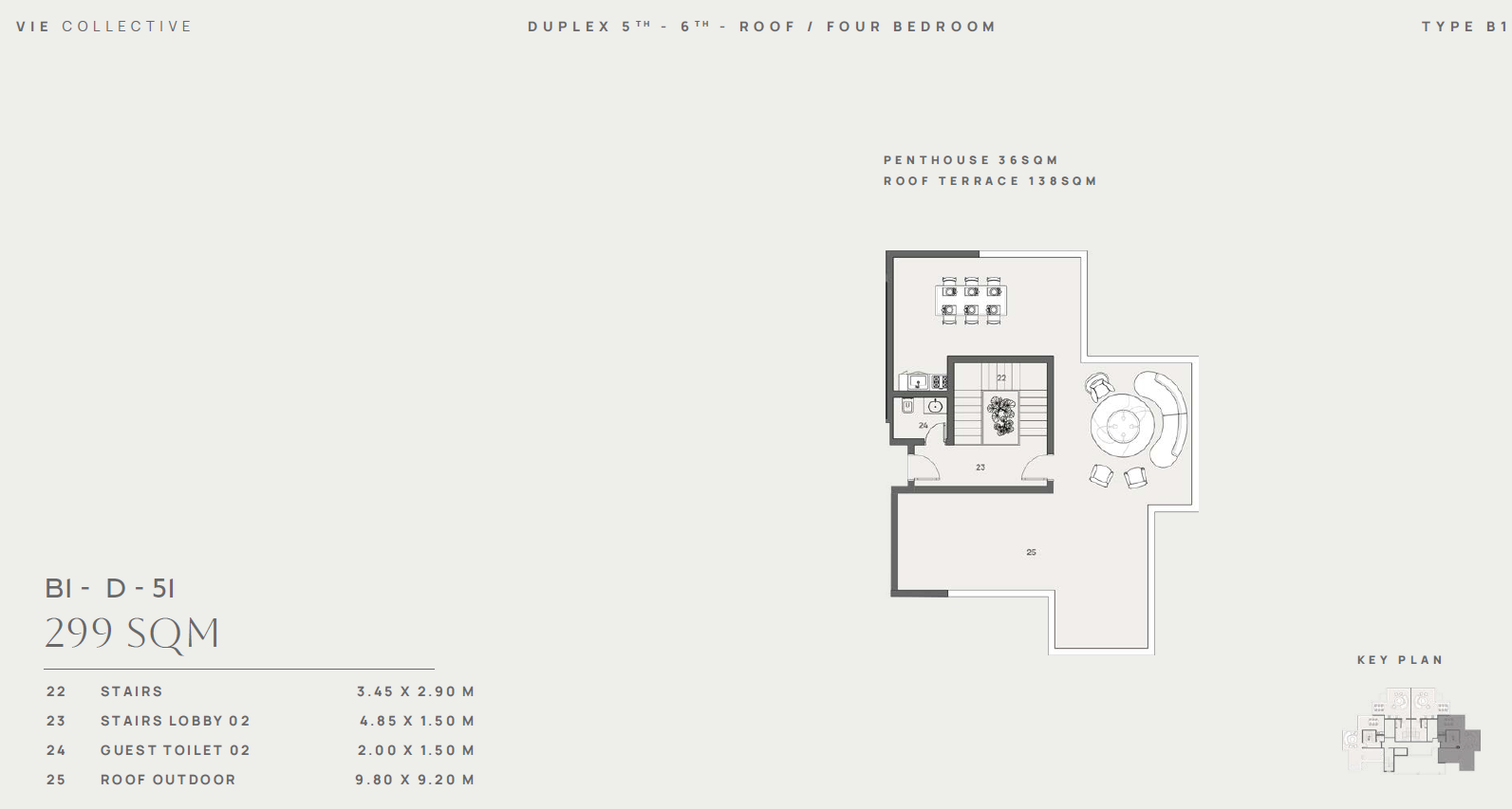 Floor plan for duplex at Vie Collective
