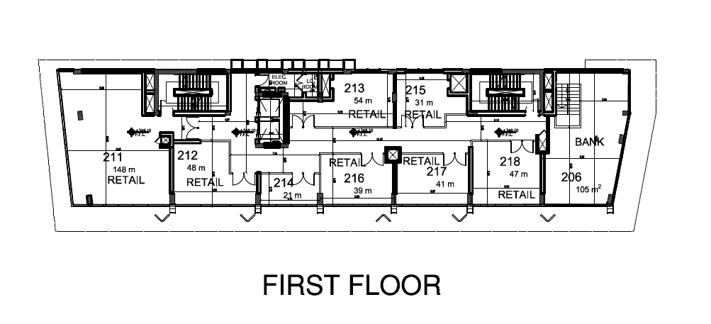 Floor plan for  at City Hall Strip
