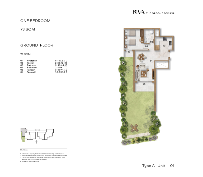 Floor plan for chalet at The Groove